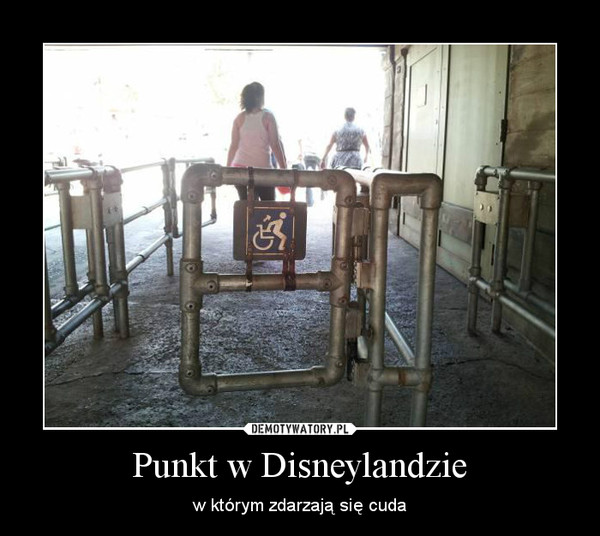 Punkt w Disneylandzie