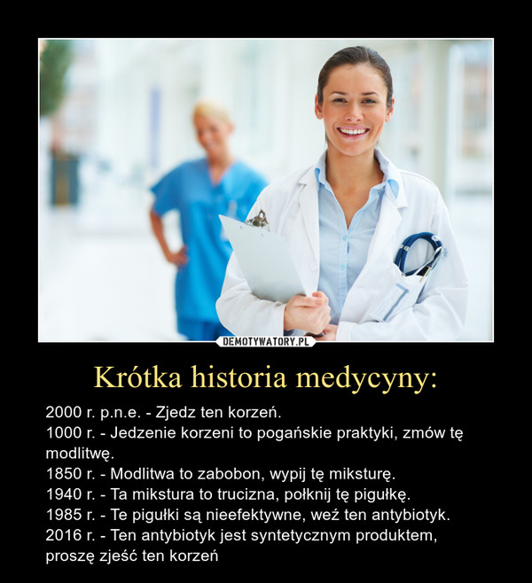 Krótka historia medycyny: