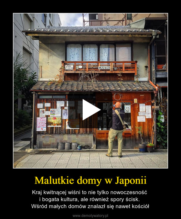 Malutkie domy w Japonii – Kraj kwitnącej wiśni to nie tylko nowoczesność i bogata kultura, ale również spory ścisk. Wśród małych domów znalazł się nawet kościół 