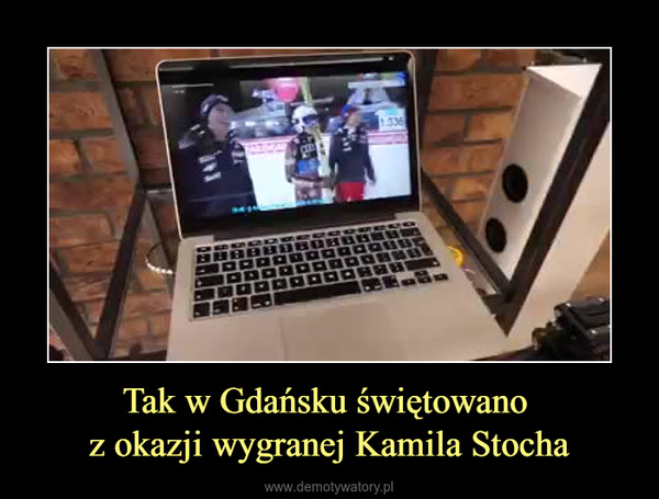 Tak w Gdańsku świętowano z okazji wygranej Kamila Stocha –  