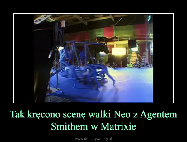 Tak kręcono scenę walki Neo z Agentem Smithem w Matrixie –  