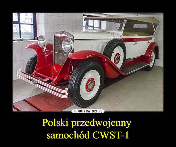 Polski przedwojenny samochód CWST-1 –  