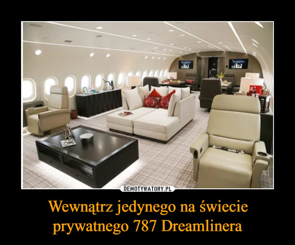 Wewnątrz jedynego na świecie prywatnego 787 Dreamlinera –  