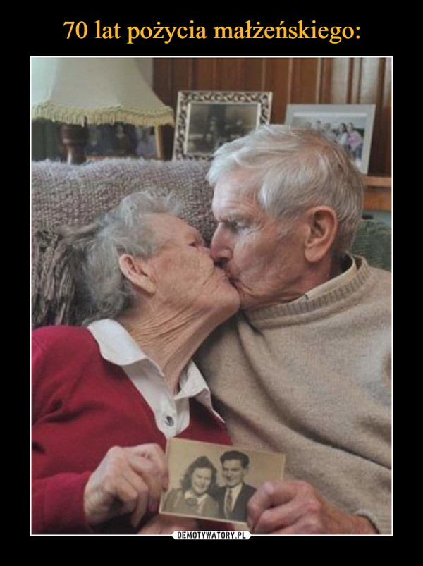 70 lat pożycia małżeńskiego: