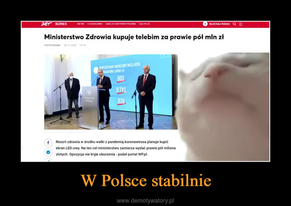 W Polsce stabilnie –  