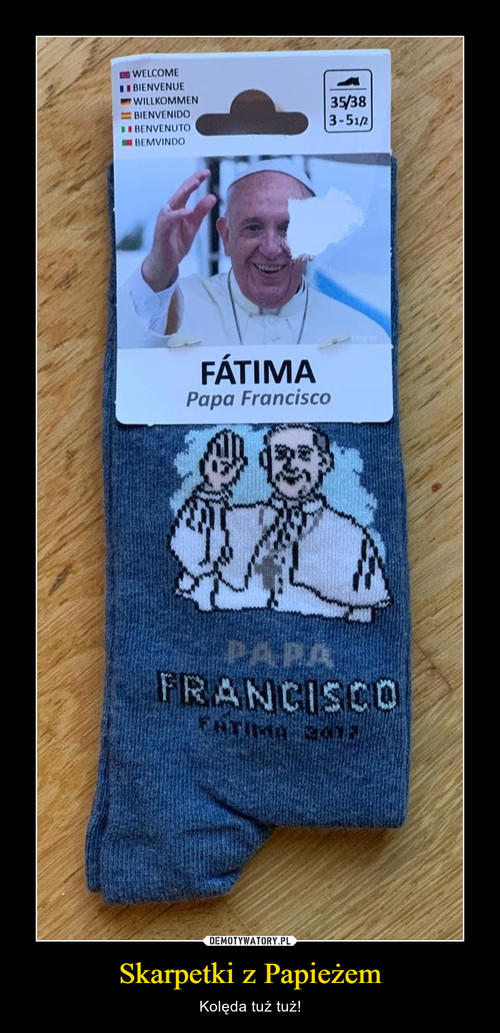 Skarpetki z Papieżem