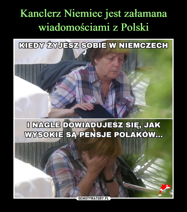 Kanclerz Niemiec jest załamana wiadomościami z Polski