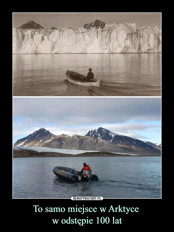 To samo miejsce w Arktyce w odstępie 100 lat –  