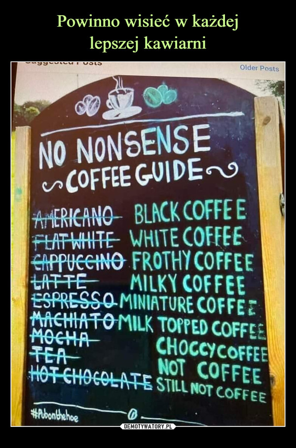  –  No nonsense coffee guide