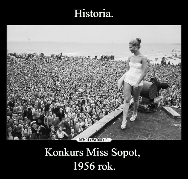 Konkurs Miss Sopot, 1956 rok. –  