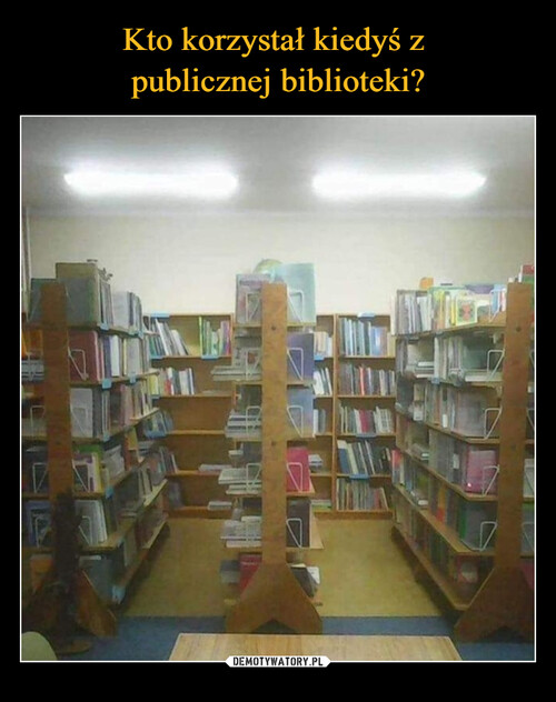 Kto korzystał kiedyś z 
publicznej biblioteki?