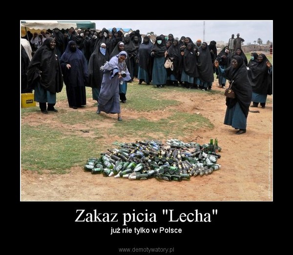 Zakaz picia "Lecha" – już nie tylko w Polsce 